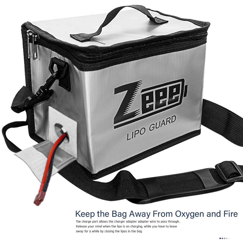 Zeee يبو بطارية آمنة حقيبة 215 - مراجعة Drone Battery Bag وسعره