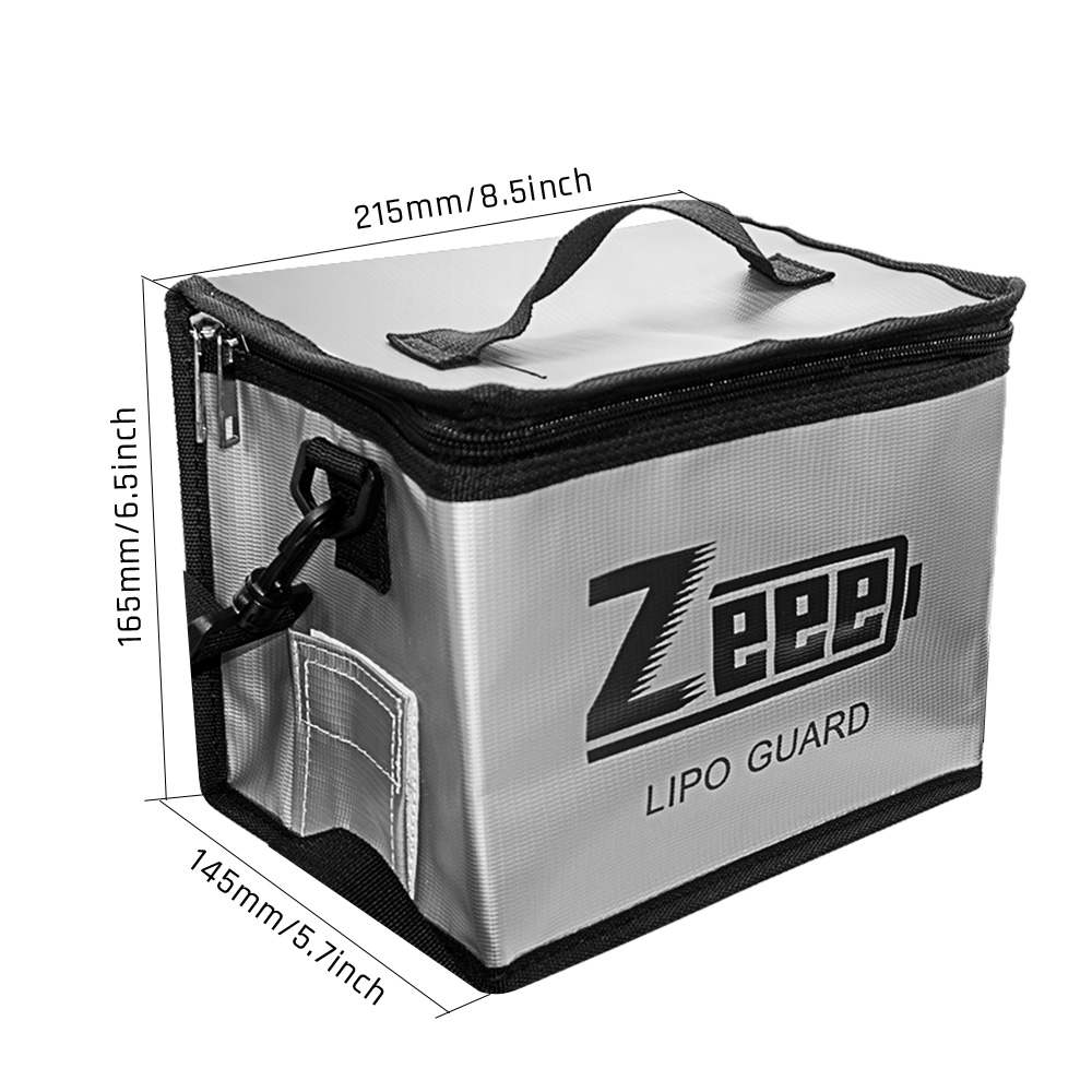 Zeee يبو بطارية آمنة حقيبة 215 - مراجعة Drone Battery Bag وسعره
