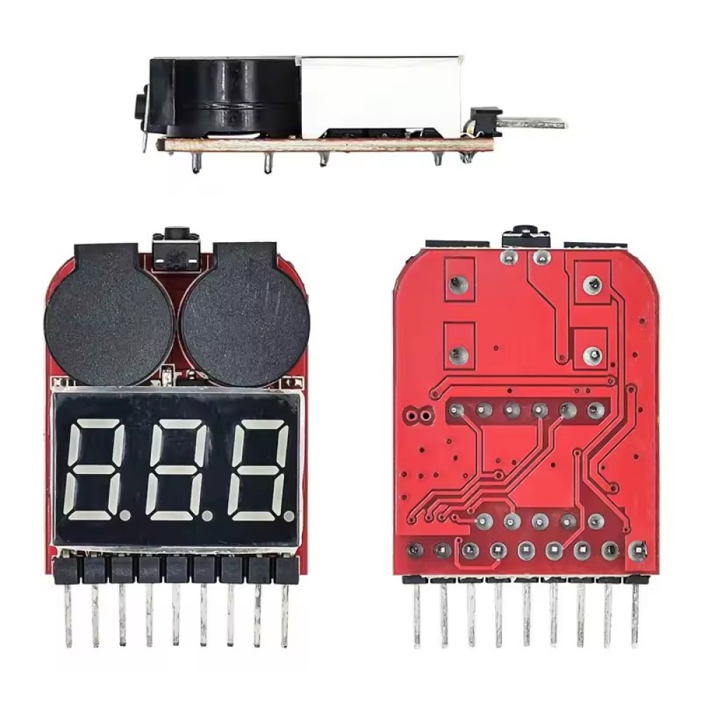 جهاز فحص البطارية مع إنذار الج - مراجعة Drone Battery Voltage Checker وسعره