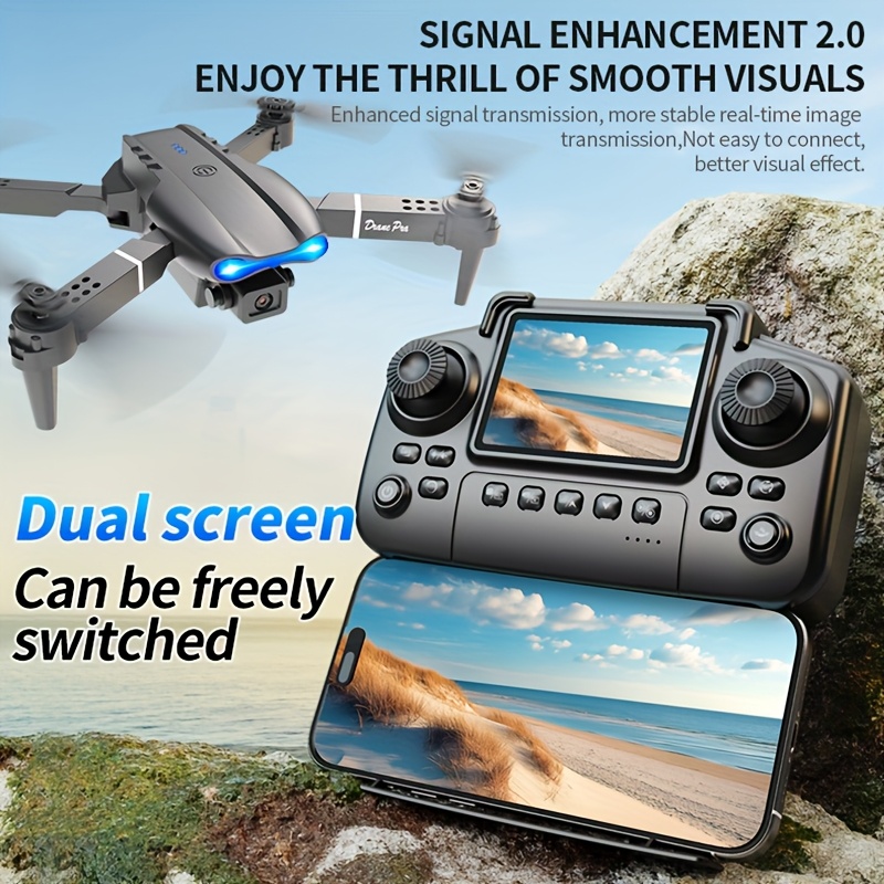 طائرة بدون طيار قابلة للطي E99 - مراجعة Drone Battery Case وسعره