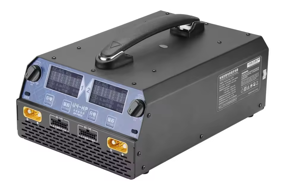 شاحن/مفرغ ذكي ثنائي القناة EV- - مراجعة Drone Battery Balance Charger وسعره